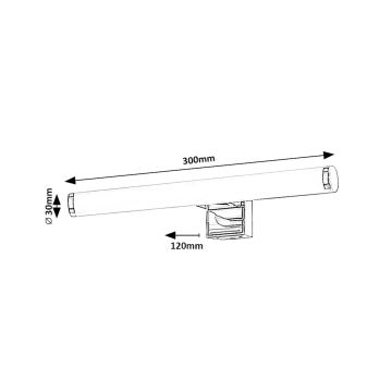 Rabalux - LED Лампа за огледало в баня LED/5W/230V IP44