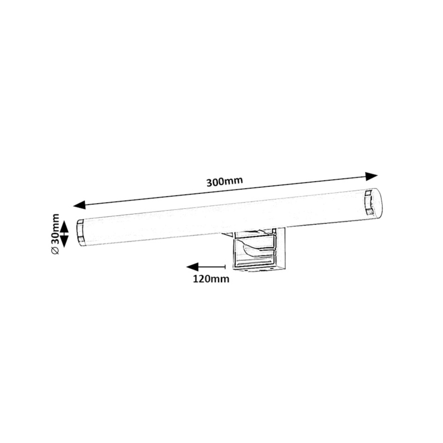 Rabalux - LED Лампа за огледало в баня LED/5W/230V IP44