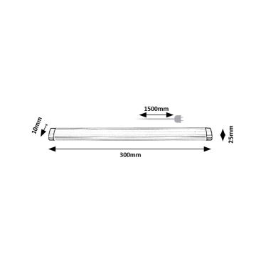 Rabalux - LED Димируема лампа за под кухненски шкаф LED/3W/230V 4000K 30 cm