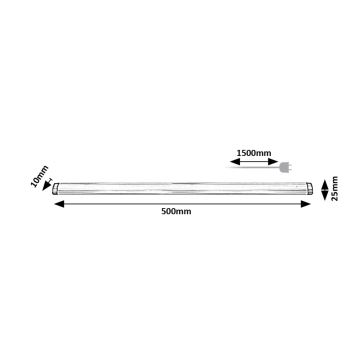 Rabalux - LED Димируема лампа за под кухненски шкаф LED/5W/230V 4000K 50 cm