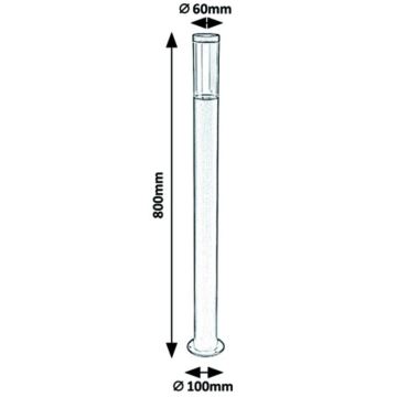 Rabalux - Екстериорна лампа 1xGU10/7W/230V IP44