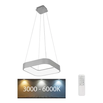Rabalux - LED Димируем висящ полилей LED/28W/230V кръгъл + дистанционно 3000-6000K