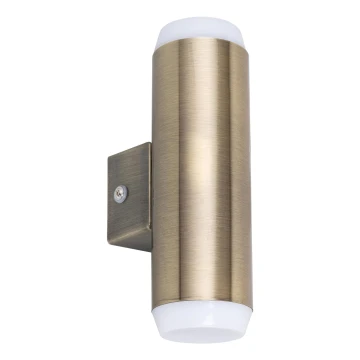 Rabalux - LED Екстериорна Стенна лампа 2xLED/4W/230V бронз IP44