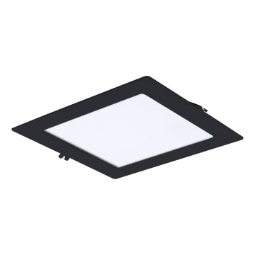 Rabalux - LED Лампа за окачен таван LED/18W/230V 22x22 см черен