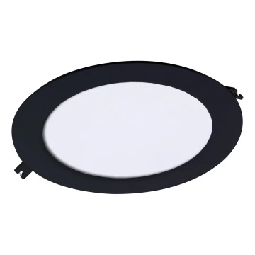 Rabalux - LED Лампа за окачен таван LED/18W/230V Ø 22 см черен