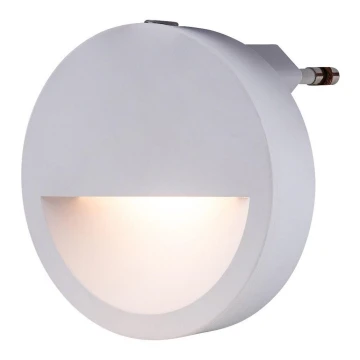 Rabalux - LED Нощна лампа със сензор LED/0,5W/230V 3000K Ø 65 мм