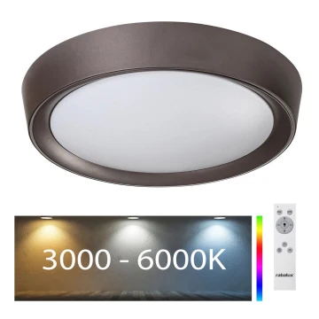 Rabalux - LED RGB Димируема лампа LED/24W/230V + дистанционно 3000-6000K