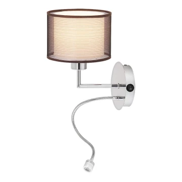 Rabalux - Стенна лампа E27/60W + LED/1W