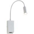 Redo 01-1193 - LED Гъвкав малко лампа HELLO LED/3W/230V бял