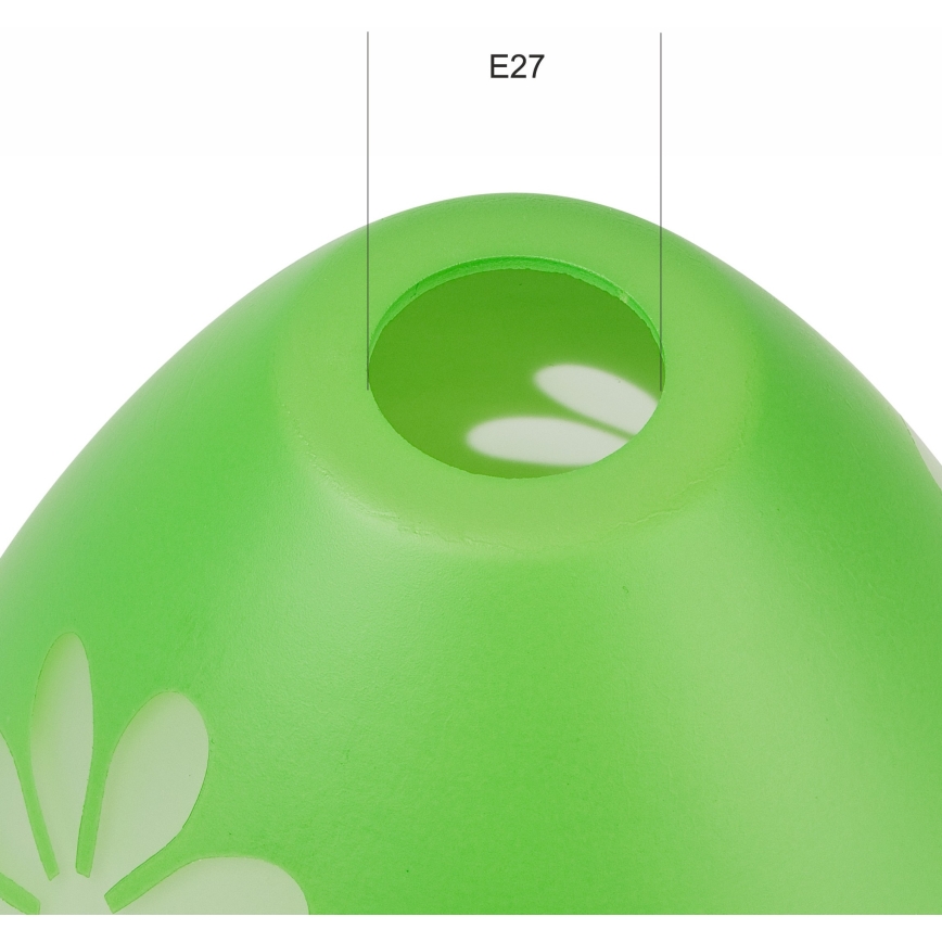Резервен стъклен абажур GARDEN E27 Ø 23 см зелен