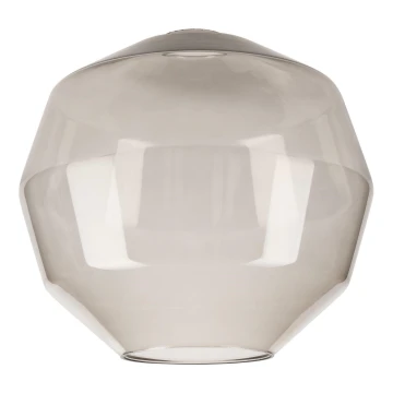 Резервен стъклен абажур HONI E27 Ø 25 см сив