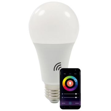 RGBW LED Димируема крушка A65 E27/11W/230V 2700-6500K Wi-Fi Tuya