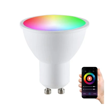 RGBW LED Димируема крушка G45 GU10/5,5W/230V 2700-6500K Wi-Fi Tuya