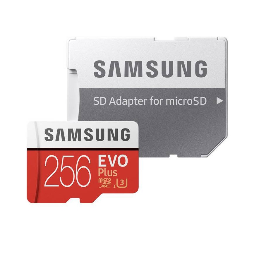 Samsung - MicroSDXC Карта 256GB EVO+ U3 100MB/сек. + SD адаптер