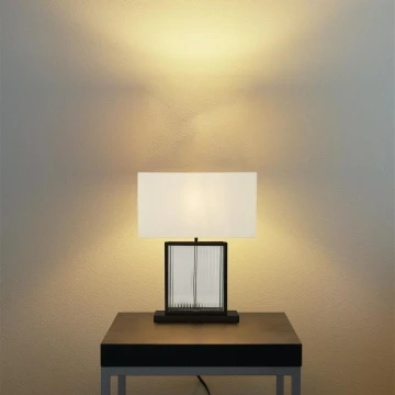 Searchlight - Настолна лампа CLARENDON 1xE27/60W/230V черна