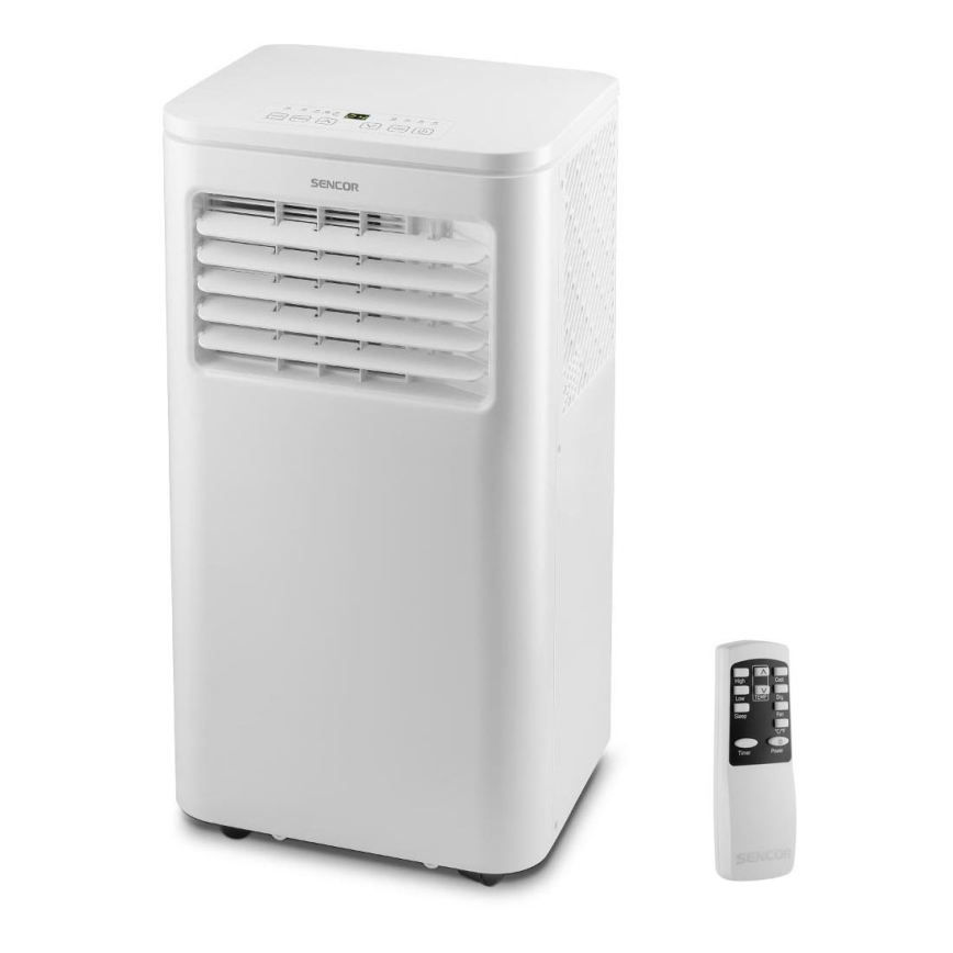 Sencor - Интелигентен мобилен климатик 3в1 включен пълен к-кт аксесоари 760W/230V 7000BTU Wi-Fi + дистанционно управление