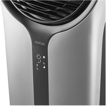 Sencor - Mobile air cooler 3в1 110W/230V сребрист/черен + дистанционно управление