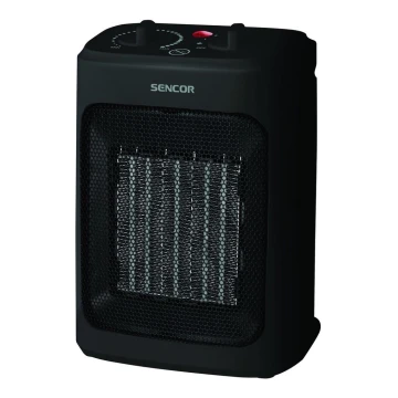 Sencor - Керамична духалка 900/1300/2000W/230V черна