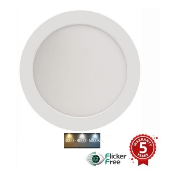 Sinclair - LED Лампа за вграждане LED/24W/230V 3000K/4000K/6000K бял