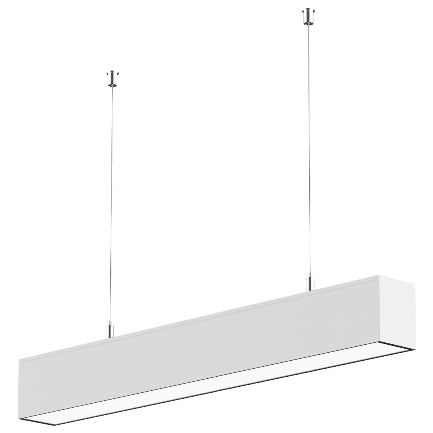 Sinclair - LED Плафониера LSM LED/40W/230V 3000K/4000K/5000K 120 см сребрист