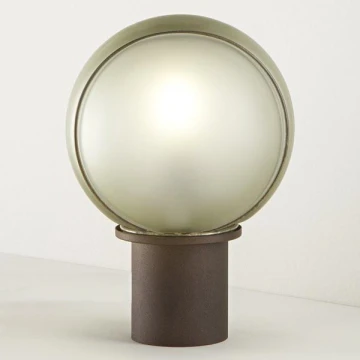 SIRU - Настолна лампа FLORET 1xE14/40W/230V кафяв/сив Венецианско стъкло
