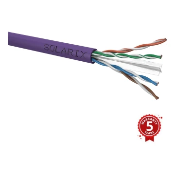 Solarix - Инсталация кабел CAT6 UTP LSOH Dca-s2,d2,a1 100m