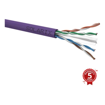 Solarix - Инсталация кабел CAT6 UTP LSOH Dca-s2,d2,a1 305m