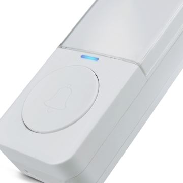 Резервен бутон за безжичен звънец за врата IP56 бял