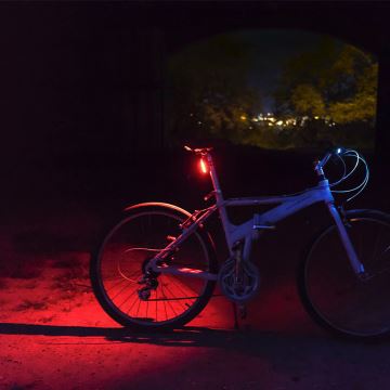 LED Задно акумулаторно фенерче за велосипед LED/600mAh/5V IP44
