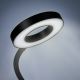 LED Димируема настолна лампа с щипка LED/8W/230V 3000/4000/5000K черен