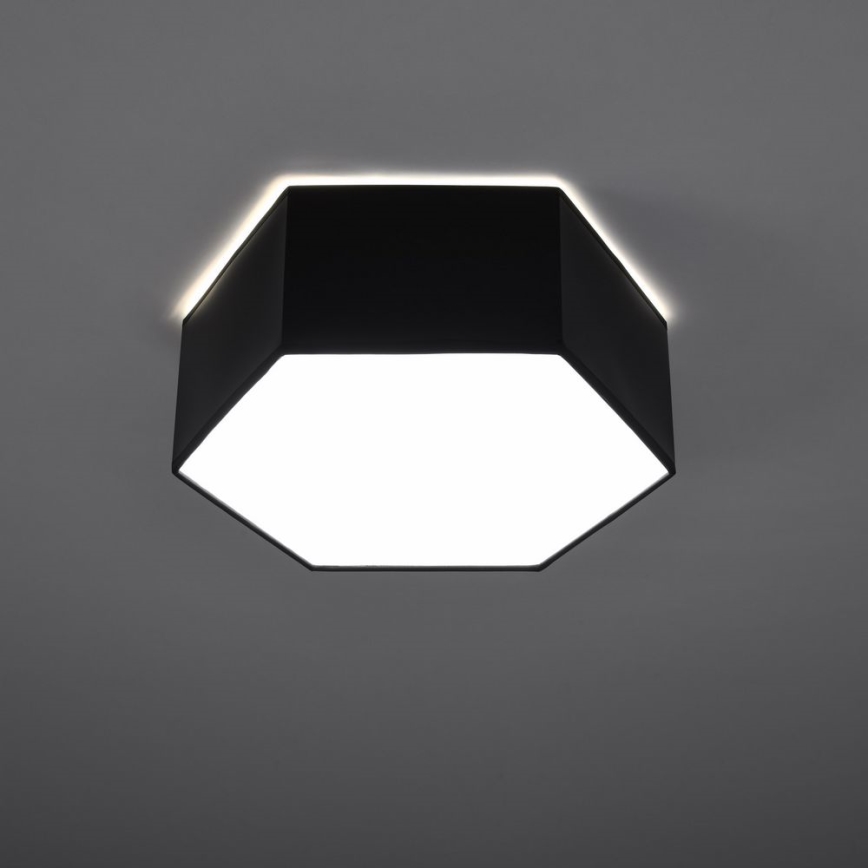Лампа SUNDE 2xE27/60W/230V 11,5 cм черна