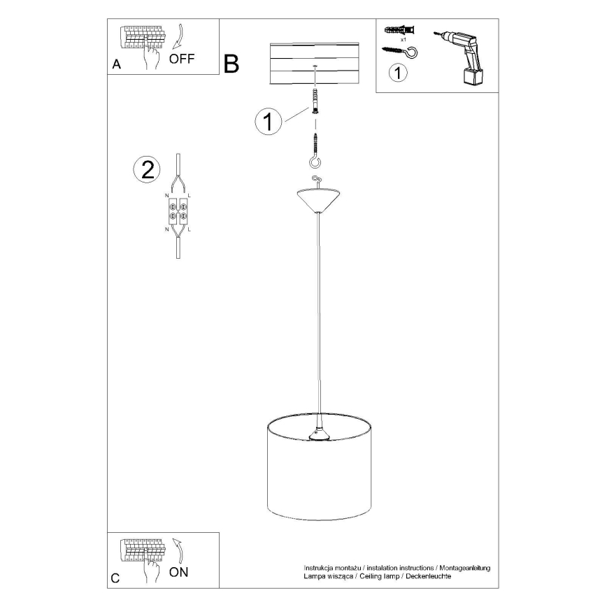 Детски пендел CAT 1xE27/15W/230V Ø 30 см