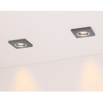LED Лампа за окачен таван VITAR 1xGU10/5W/230V CRI 90 бетон – FSC сертифицирано