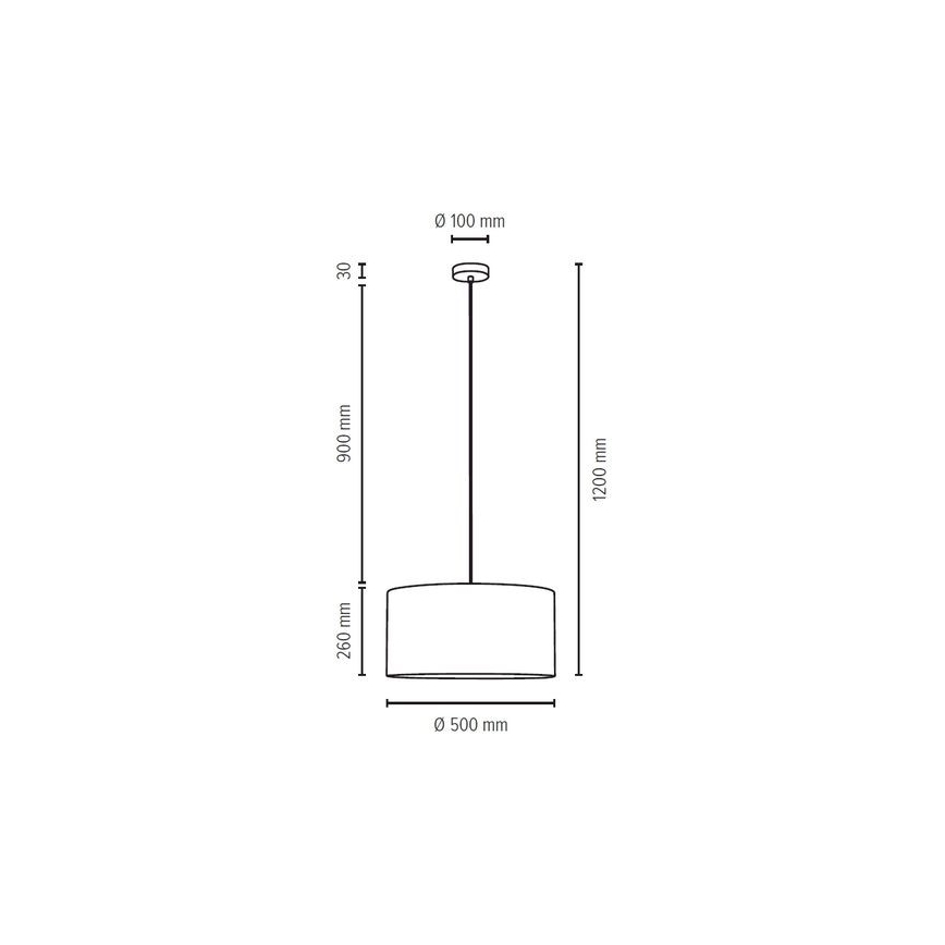 Пендел SCARLETT 1xE27/60W/230V - FSC сертифициран