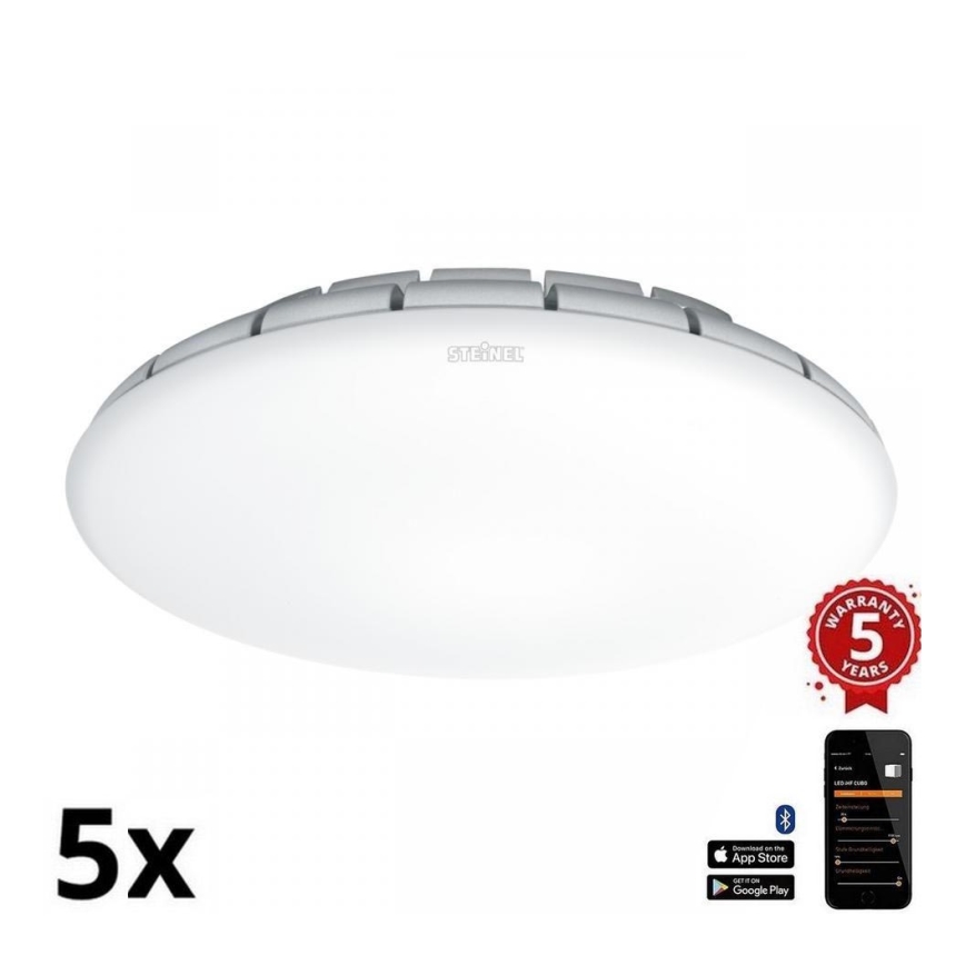 Steinel 079710 - К-кт 5бр. LED плафон със сензор RS PRO S30 SC LED/25,7W/230V 4000K