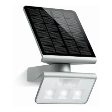 STEINEL 671013 - Соларен LED-прожектор XSolar L-S 1,2W/LED сребрист IP44