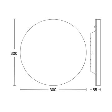 Steinel 067700 - LED Димируем плафон със сензор RS PRO R10 PLUS SC 8,5W/230V IP40 4000K