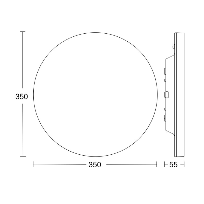 Steinel - LED Димируем плафон със сензор RSPROR20BASIC 15,3W/230V IP40 3000K