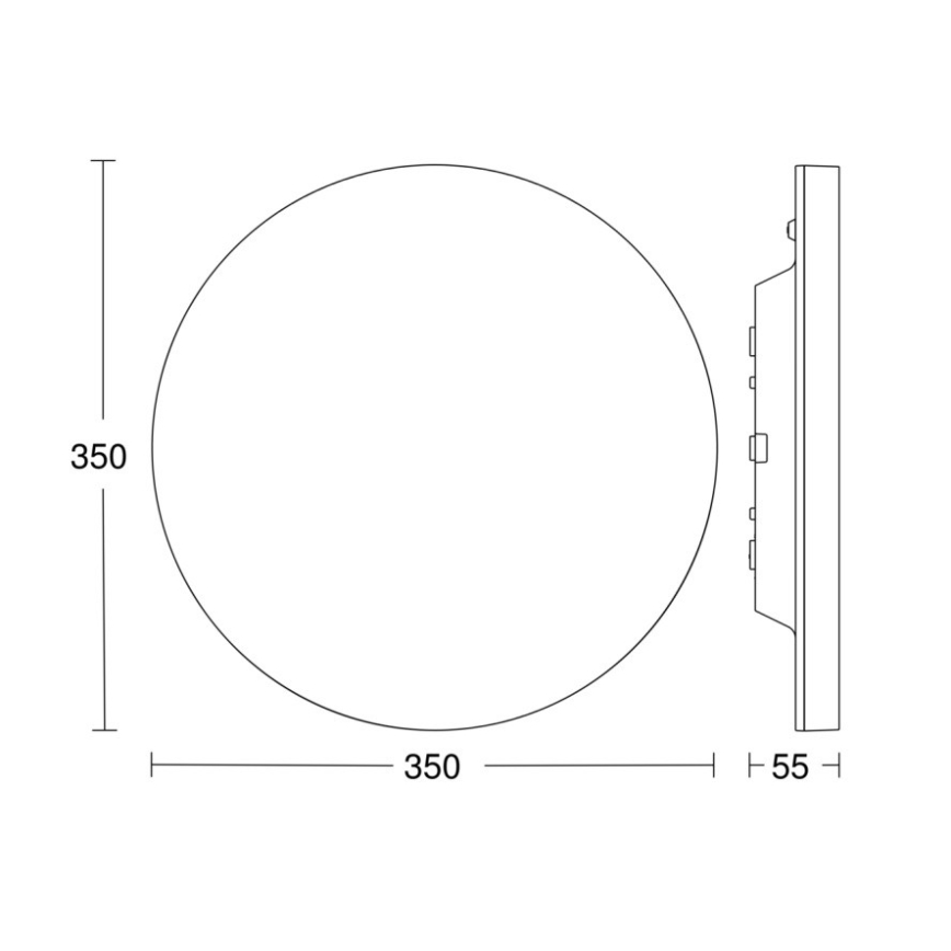 Steinel - LED Димируем плафон със сензор RSPROR20BASIC 15,3W/230V IP40 4000K