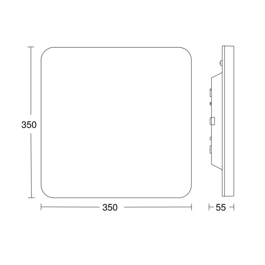 Steinel - LED Димируем плафон със сензор RSPROR30QBASICSC 23,26W/230V IP40 3000K