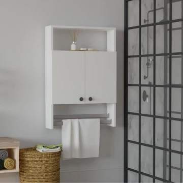 Стенен шкаф BANYO 87x60 cм бял