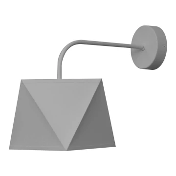 Стенна лампа ADAMANT 1xE27/60W/230V сива