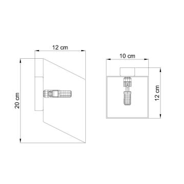 Стенна лампа TUNNEL 1xG9/40W/230V