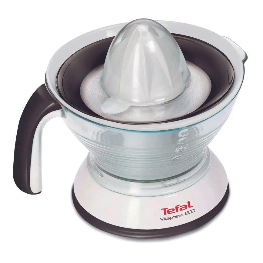 Tefal - Електрическа преса за цитруси VITAPRESS 0,6 l 25W/230V бял/черен