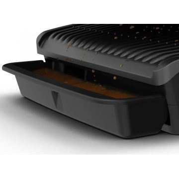 Tefal - Електрически грил OPTIGRILL ELITE 2000W/230V черен