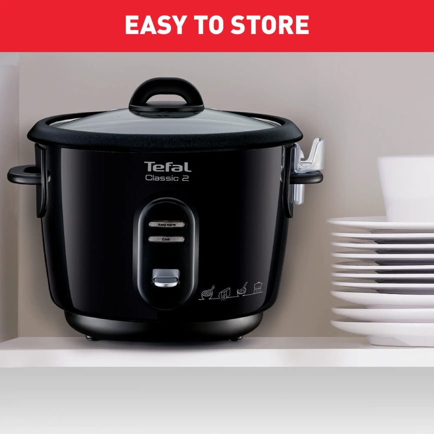 Tefal - Готварска печка за ориз CLASSIC 500W/230V 3 l черен