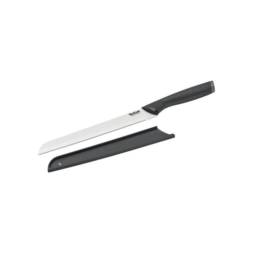 Tefal - Нож за хляб от неръждаема стомана COMFORT 20 см хром/черен