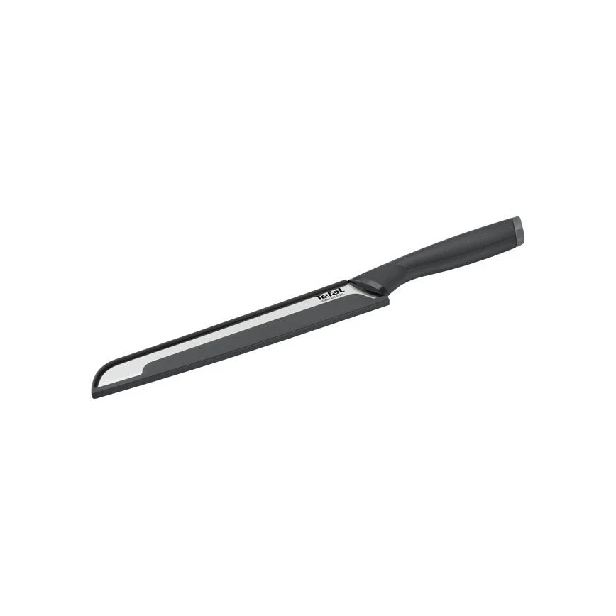 Tefal - Нож за хляб от неръждаема стомана COMFORT 20 см хром/черен