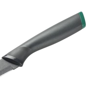 Tefal - Нож за рязане от неръждаема стомана FRESH KITCHEN 9 см сив/зелен