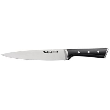 Tefal - Нож за рязане от неръждаема стомана ICE FORCE 20 см хром/черен